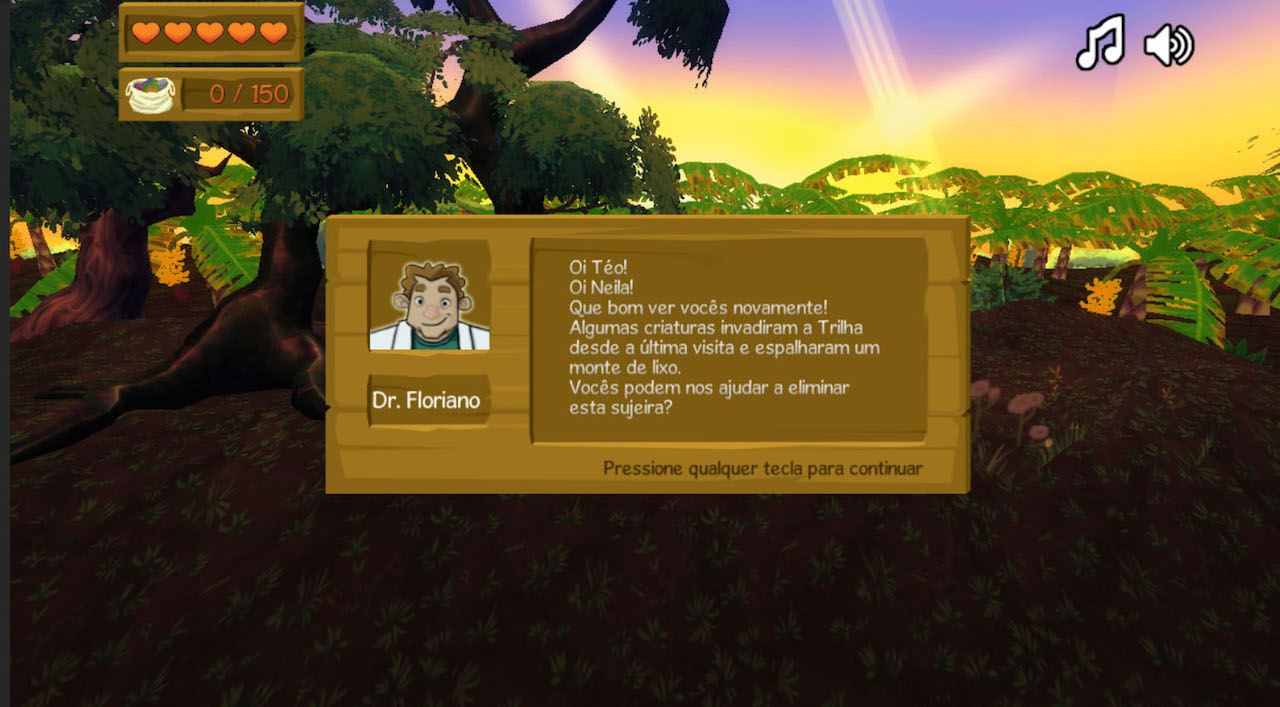 Screenshot do post